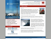 Tablet Screenshot of globalimmigration.ca